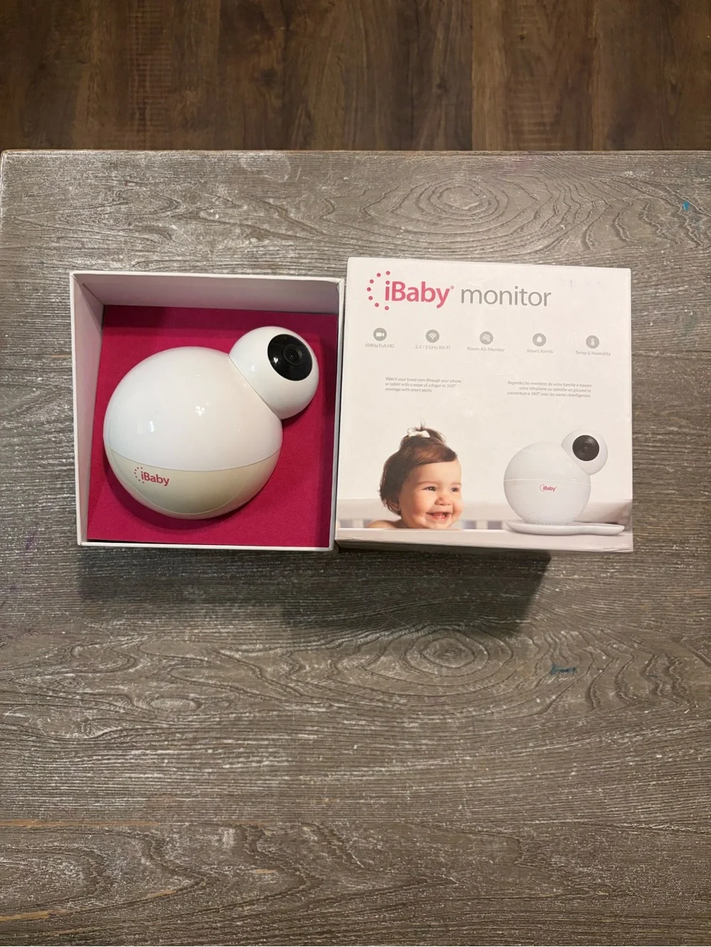 iBaby Baby Monitor - White and Cream Nursery Camera